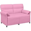 Dvitaškė sofa 2 vietos Rožinė 138 x 83 x 95 cm Audinys