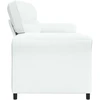 Dvitaškė sofa 2 vietos Balta 138 x 83 x 95 cm Audinys