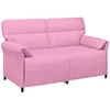 Dvitaškė sofa 2 vietos Rožinė 158 x 83 x 95 cm Audinys