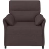 1 vietos sofa Tamsiai rudas 88 x 83 x 95 cm Audinys