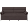 3-Vietis Sofa 3 vietos Tamsiai rudas 198 x 83 x 95 cm Audinys