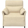 1 vietos sofa Kreminė 88 x 83 x 95 cm Audinys