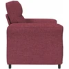 1 vietos sofa Vyno raudona 88 x 83 x 95 cm Audinys