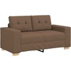 Sofa 2 pcs Ruda 221 x 80 x 80 cm Lino mišinio audinys