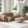 Sofa 2 pcs Ruda 221 x 80 x 80 cm Lino mišinio audinys