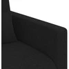 Sofa 2 pcs Juoda Metalas