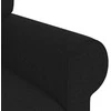 Sofa 2 pcs Juoda Metalas