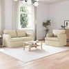 Sofa Sofos komplektas 2 pcs Kreminė 144 x 80 x 85 cm audinys