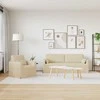 Sofa Sofos komplektas 2 pcs Kreminė 198 x 78 x 80 cm audinys