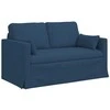 Sofa Sofos komplektas 2 pcs Mėlyna 139 x 78 x 80 cm audinys