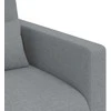 Sofa 2 pcs Šviesiai pilka Metalas