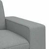 Sofa 2 pcs Šviesiai pilka Metalas