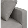 Sofa Sofos komplektas 2 vnt. Šviesiai pilka Aksomas