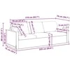 Sofa Sofos komplektas 2 vnt. Šviesiai žalia Aksomas