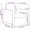 Sofa Sofos komplektas 2 vnt. Šviesiai žalia Aksomas