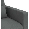 Sofa 2 pcs Tamsiai pilka Metalas