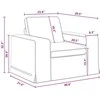 Sofa 2 pcs Tamsiai pilka Metalas