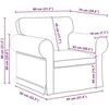 Sofa 2 pcs Tamsiai pilka Metalas