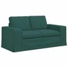 Sofa Sofos komplektas 2 pcs Tamsiai žalia 162 x 80 x 82 cm audinys