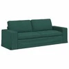 Sofa Sofos komplektas 2 pcs Tamsiai žalia 222 x 80 x 82 cm audinys