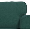 Sofa Sofos komplektas 2 pcs Tamsiai žalia 215 x 82 x 80 cm audinys