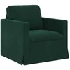 Sofa Sofos komplektas 2 pcs Tamsiai žalia 228 x 78 x 80 cm Aksomas