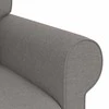 Sofa 2 pcs Taupe Metalas