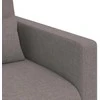 Sofa 2 pcs Taupe Metalas