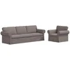 Sofa Sofos komplektas 2 pcs Tortora 245 x 82 x 80 cm audinys