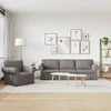 Sofa Sofos komplektas 2 pcs Tortora 245 x 82 x 80 cm audinys