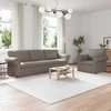 Sofa Sofos komplektas 2 pcs Tortora 245 x 82 x 80 cm audinys