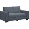 Sofa 3 dalių sofos komplektas su pagalvėlėmis, tamsiai pilkas, aksomas