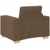 Sofa 3 vnt. Ruda Lino mišinio audinys