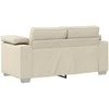 Sofa 3 pcs Šviesiai pilka 219 x 80 x 82 cm Lino mišinio audinys