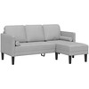 Sofa Sofos komplektas Debesų pilka 173 x 131 x 67 cm Poliesteris