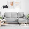Sofa Sofos komplektas Debesų pilka 173 x 131 x 67 cm Poliesteris