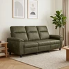Sofa Armijos Žalia 214 x 90 x 95 cm Dirbtinė suedė oda