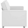 Dvivietė sofa Baltas 160 cm Dirbtinė oda