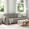 3-Vietis Sofa Taupe 220 cm audinys