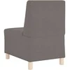 Modulinis sofa vienetas be rankų 2 pcs Šviesiai pilka