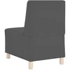 Modulinis sofa vienetas be rankų 2 pcs Tamsiai pilka