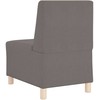 Modulinis sofa vienetas be rankų 3 pcs Šviesiai pilka