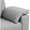 3-Vietis Sofa Debesų pilka 220 cm audinys