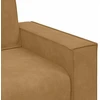 Sofa Dviejų dalių sofos komplektas su pagalvėlėmis, rudas aksomas