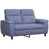 Sofa Džinsinės mėlynos 158 x 90 x 95 cm Audinys