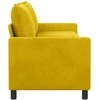 Sofa Geltona 196 x 81 x 87,5 cm Aksomas
