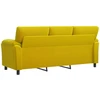 Sofa Geltona 214 x 85 x 93 cm Aksomas