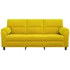 Sofa Geltona 214 x 85 x 93 cm Aksomas