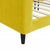 Sofa, geltonos spalvos, 80x200cm, aksomas