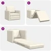 Sofa lova Kreminė 74 x 77 x 81 cm Aksomas